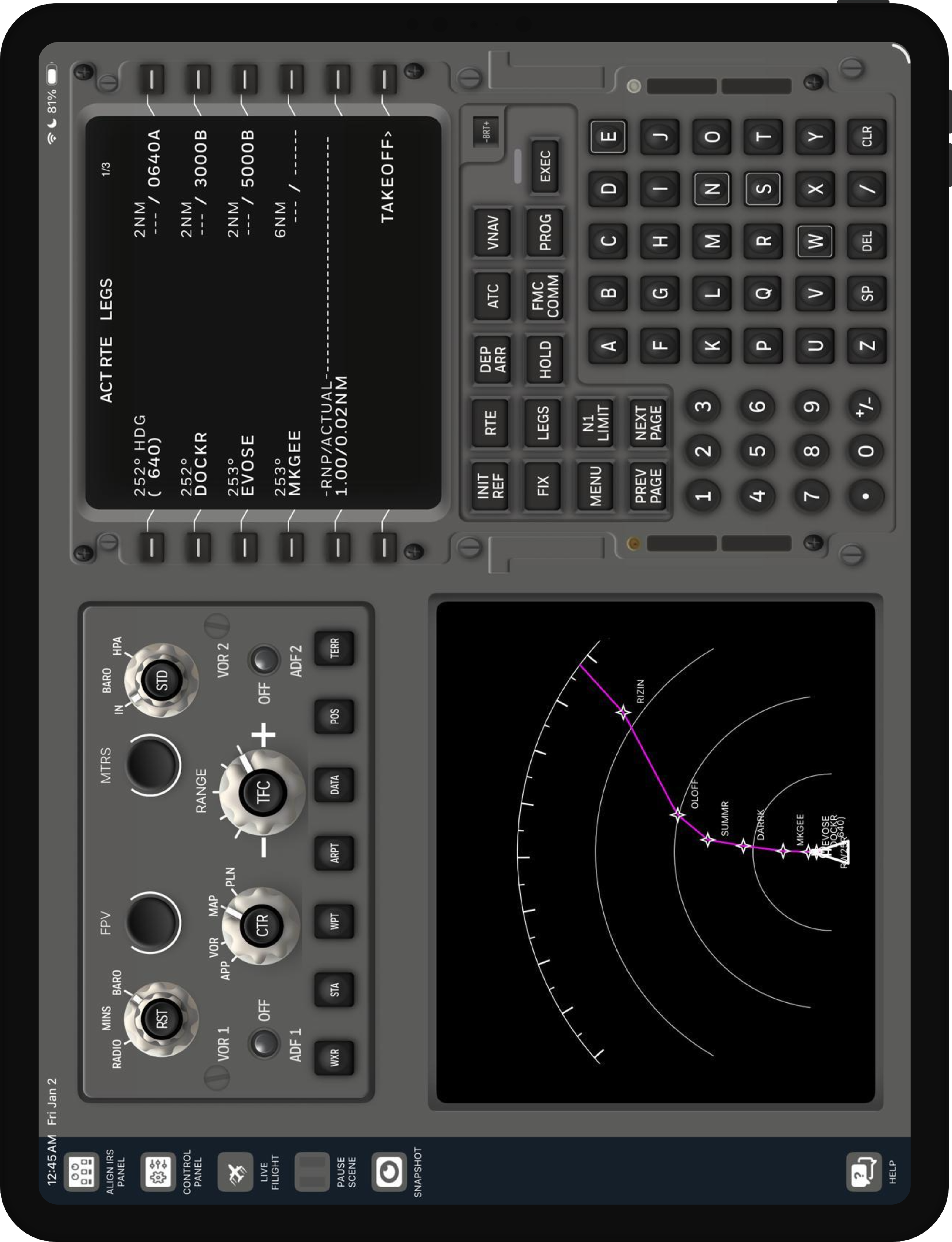 Training management feature