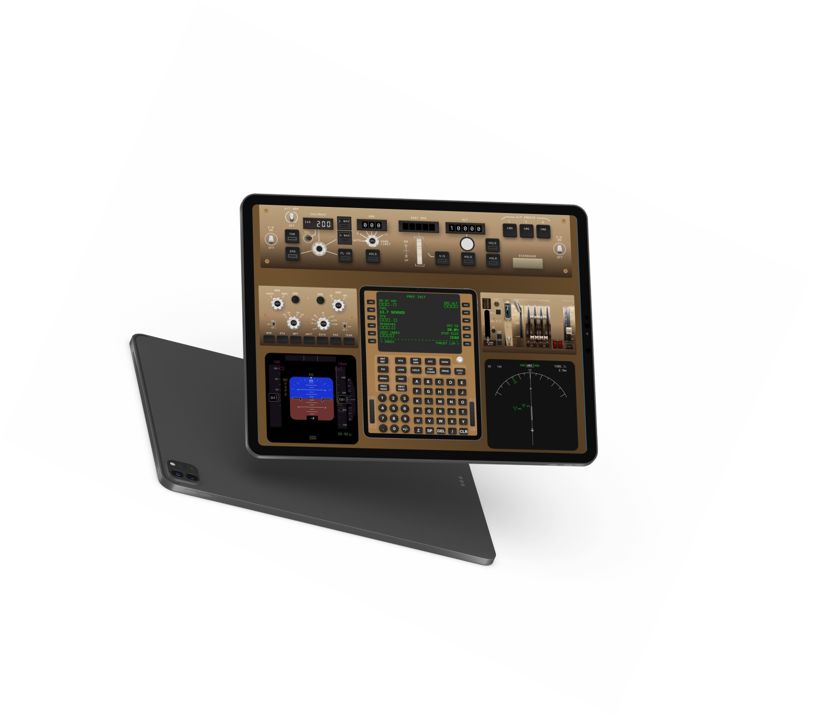 B747-400 FMS Simulator